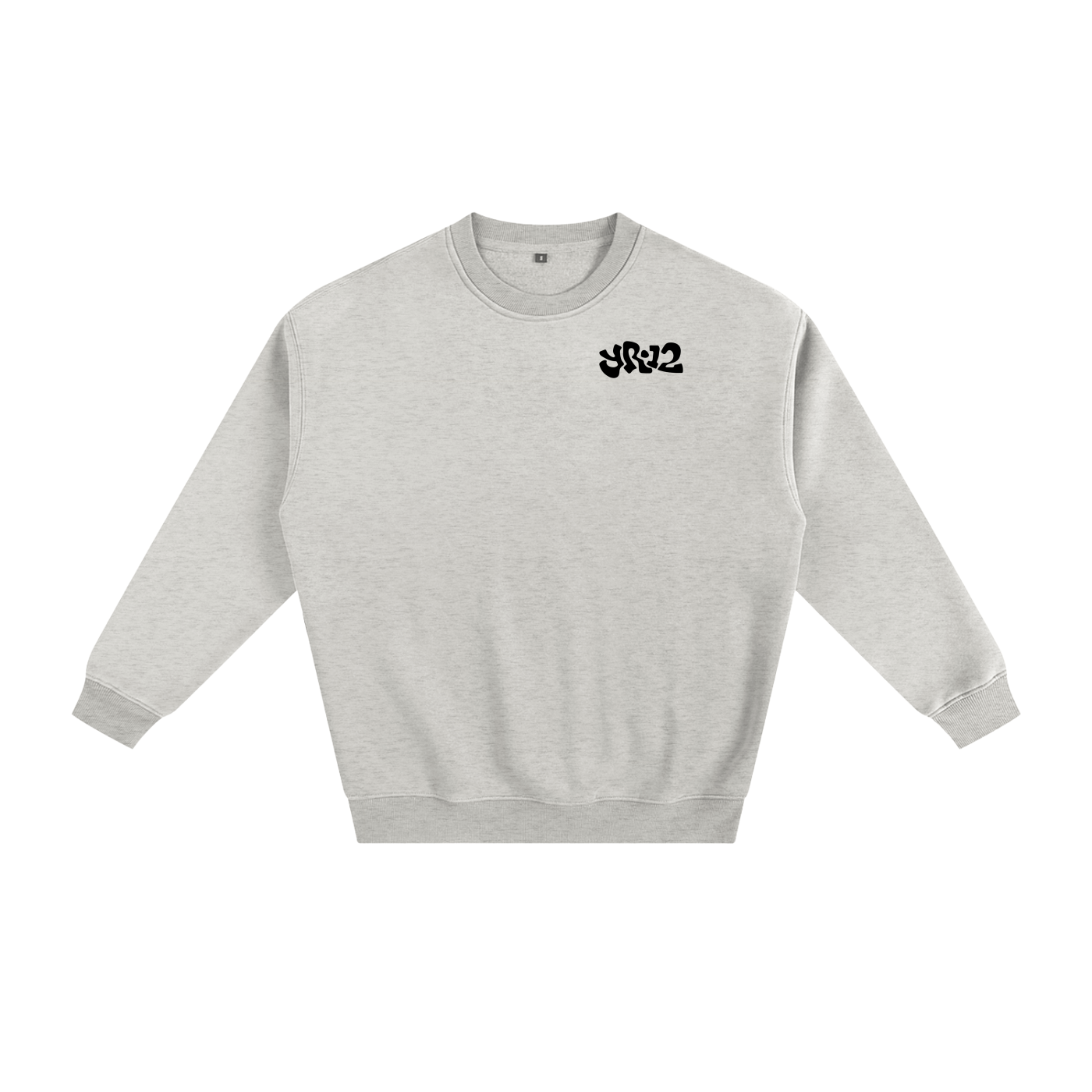 Fleeced Sweatshirt,YR.12 Classic,Loose