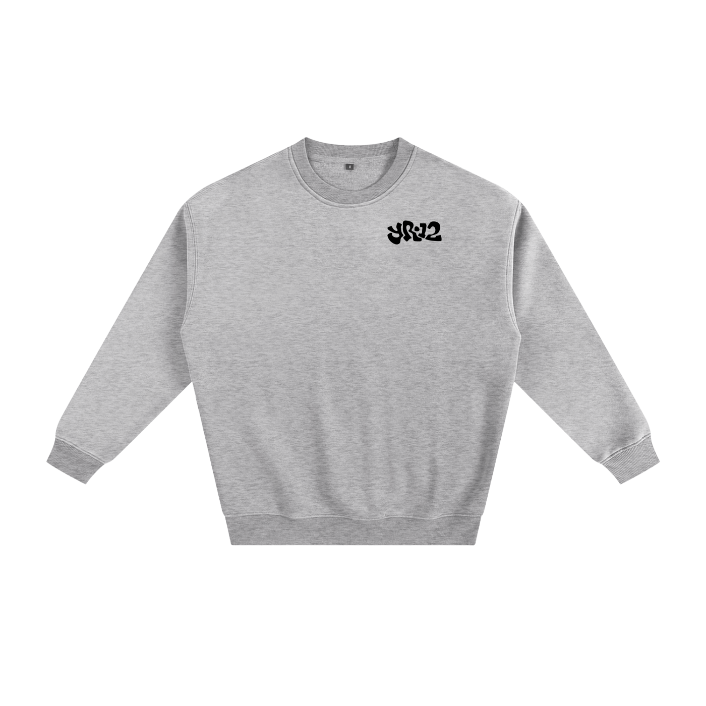 Fleeced Sweatshirt,YR.12 Classic,Loose