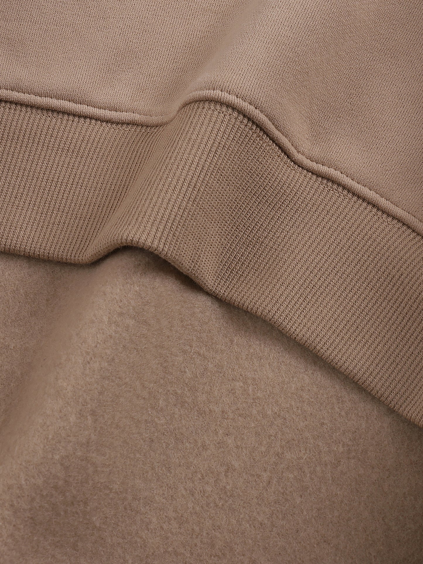 Fleeced Sweatshirt,YR.12 Classic,Loose