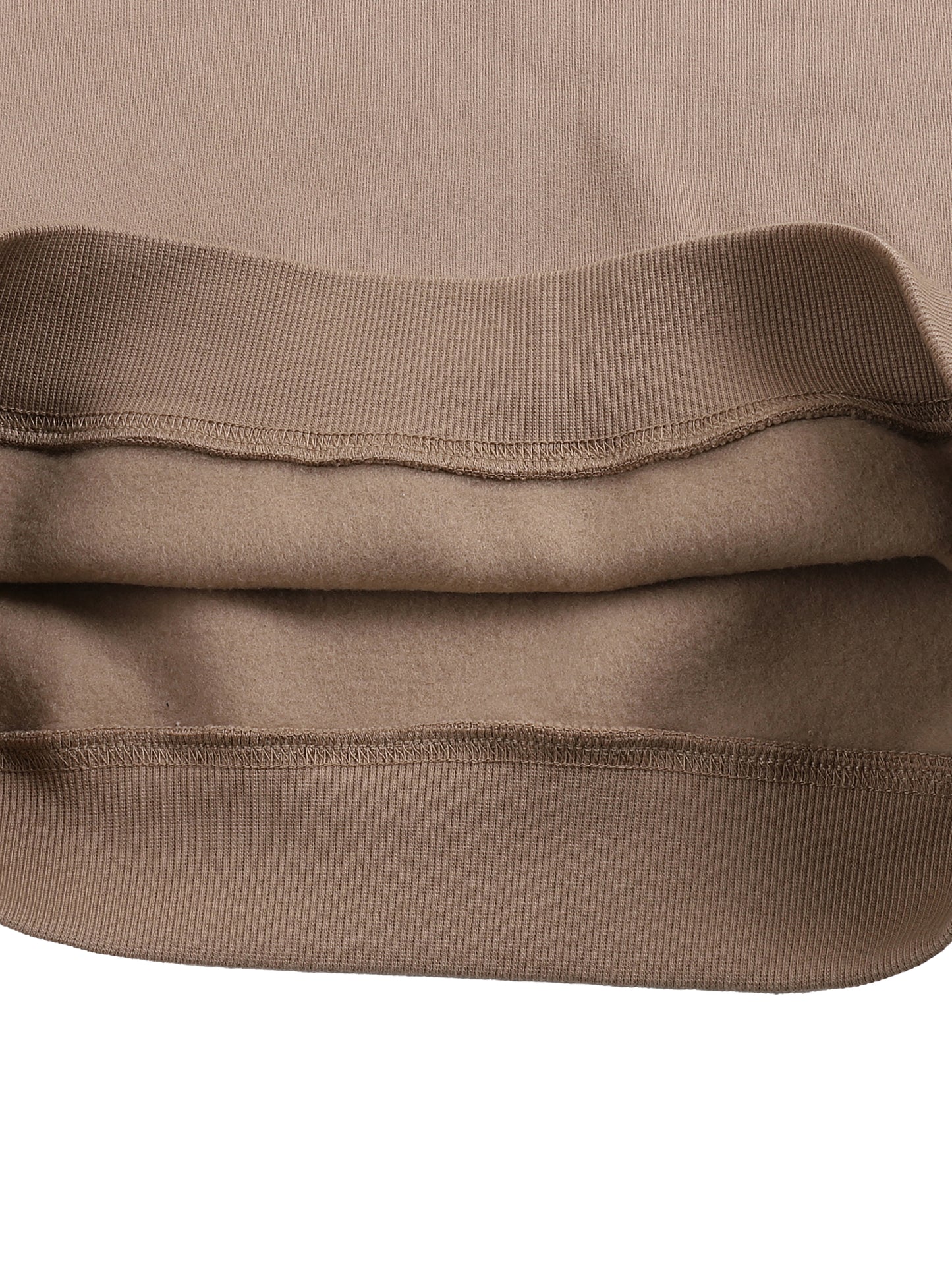 Fleeced Sweatshirt,YR.12 Classic,Loose