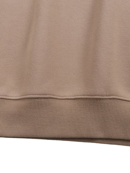 Fleeced Sweatshirt,YR.12 Classic,Loose