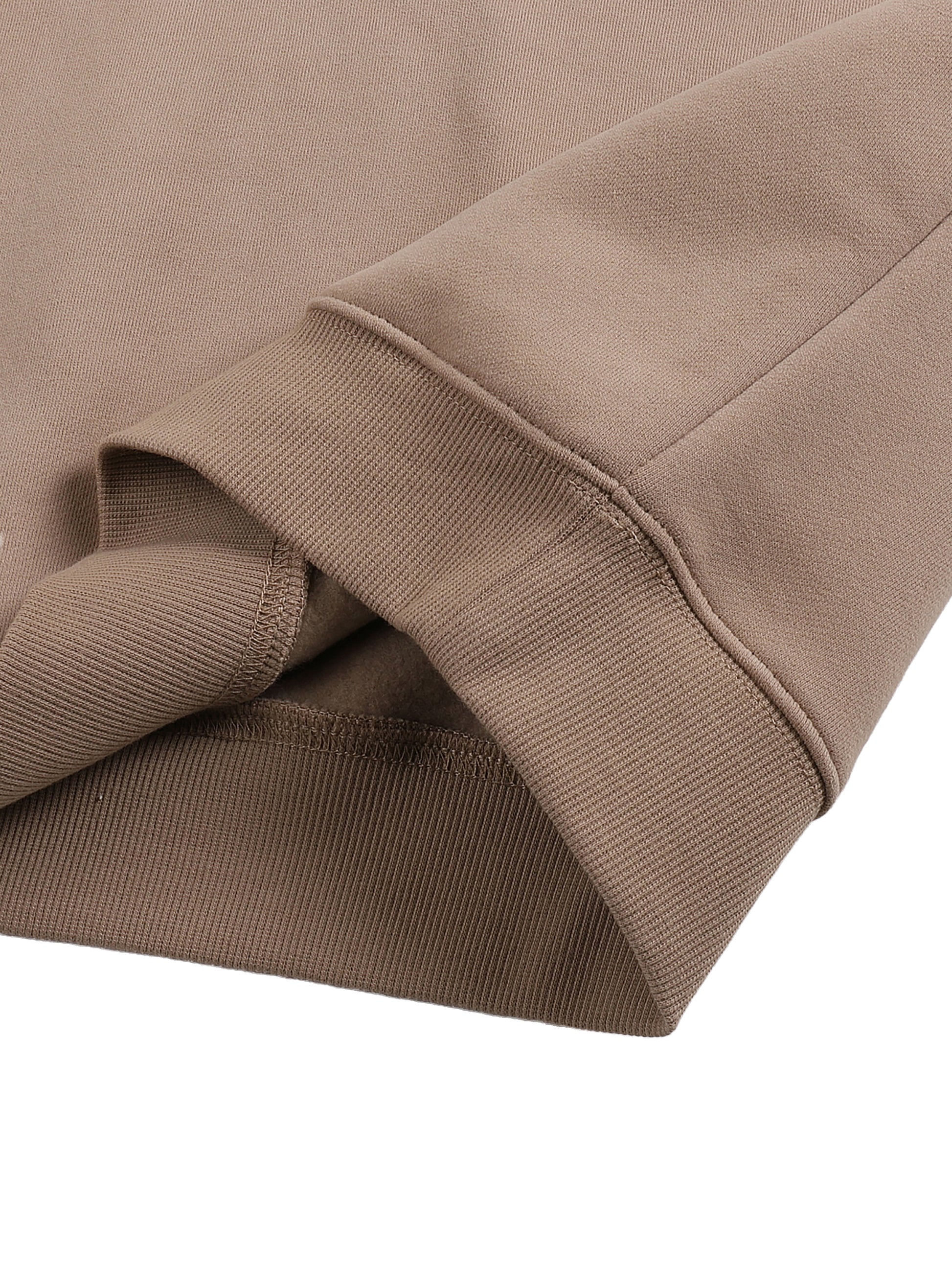 Fleeced Sweatshirt,YR.12 Classic,Loose